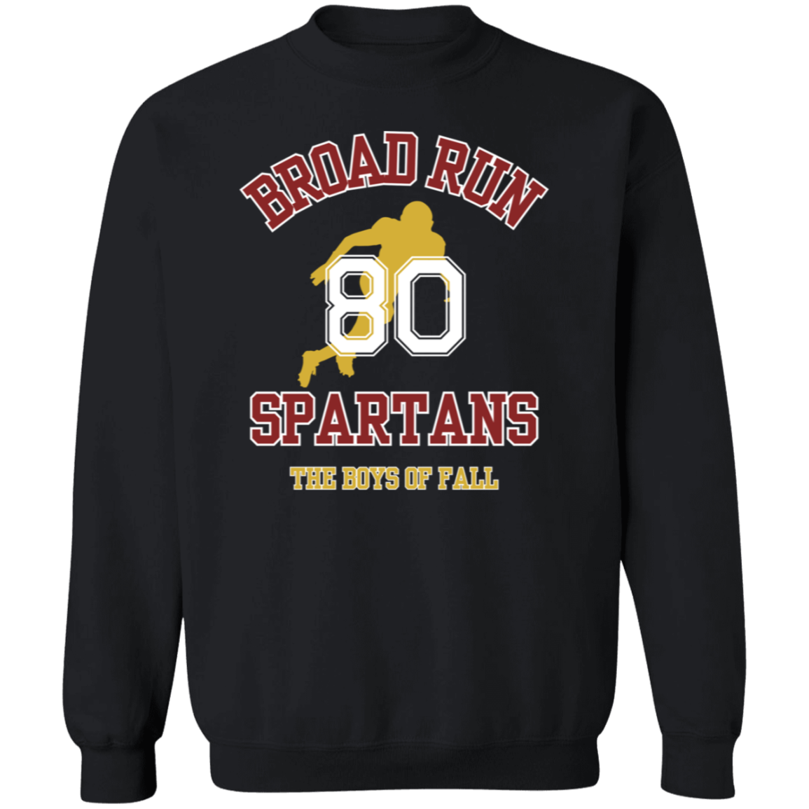 #80 Broad Run - Blk Crewneck