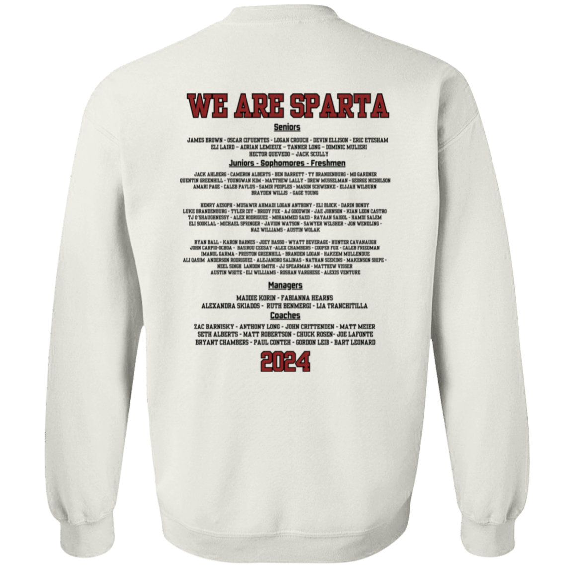 #2 Broad Run -  White Crewneck