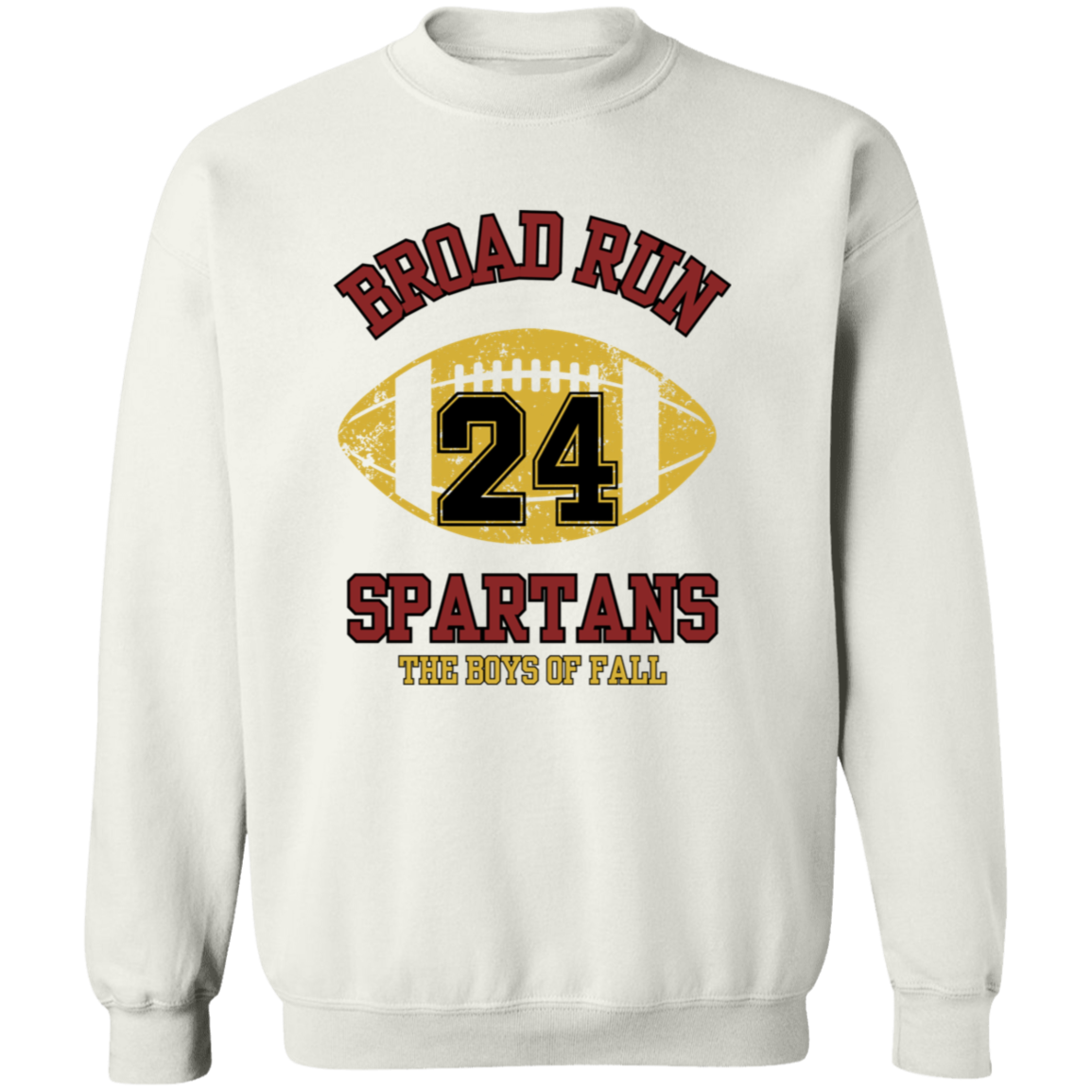 #24 Broad Run Wht Crewneck